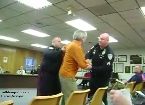 Man arrested and slammed to ground for taking less than a minute too long to speak.