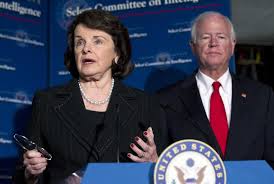 Left: Senator Diane Feinstein (CA-D), Committee Chairman Right: Senator Saxby Chambliss (GA-R), Committee Vice Chairman