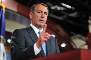 Speaker John Boehner holds a press conference in Washington